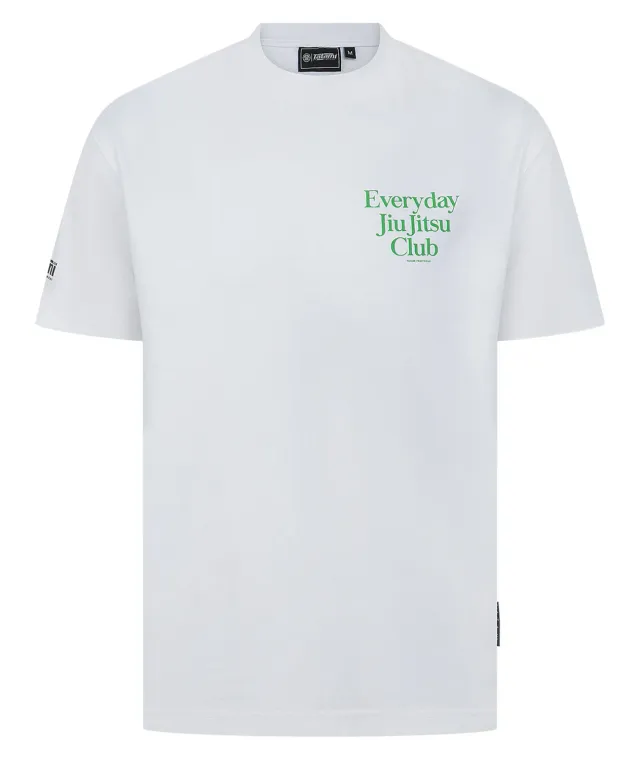 Tatami Everyday Jiu Jitsu T-Shirt Bianca cotone