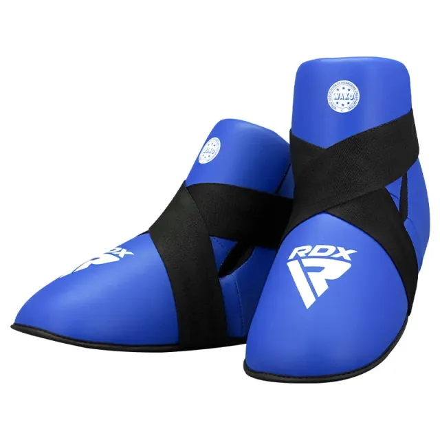 RDX T1 WAKO Protezioni Piedi Kickboxing Blu