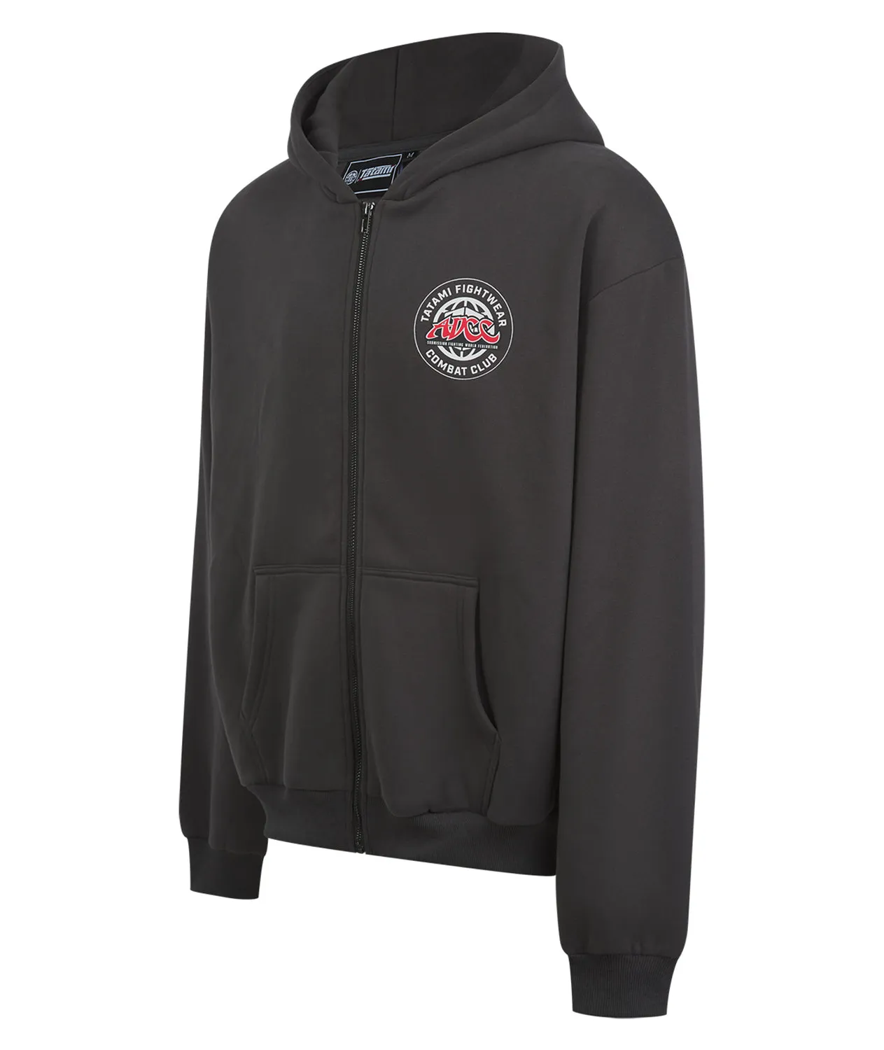 Tatami ADCC Combat Club felpa zip oversize grigia