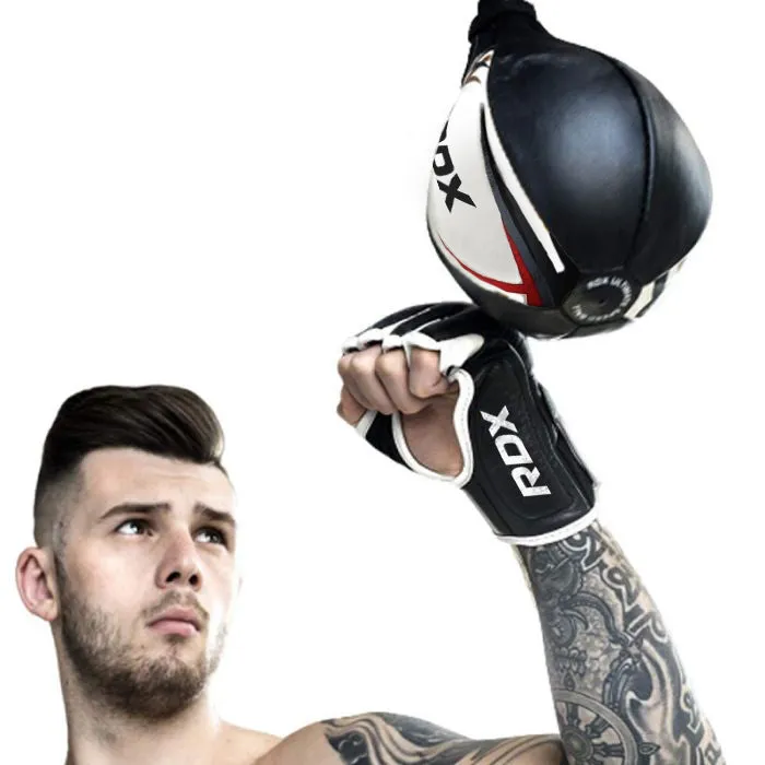 RDX S2 Palla Veloce Boxe in Pelle Bianca