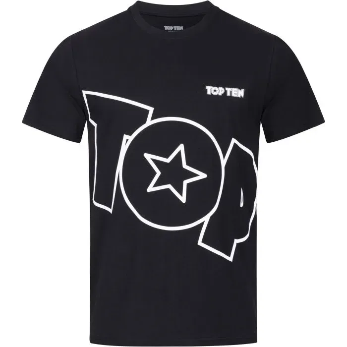 TOP TEN Climax t-shirt fitness in cotone elasticizzato