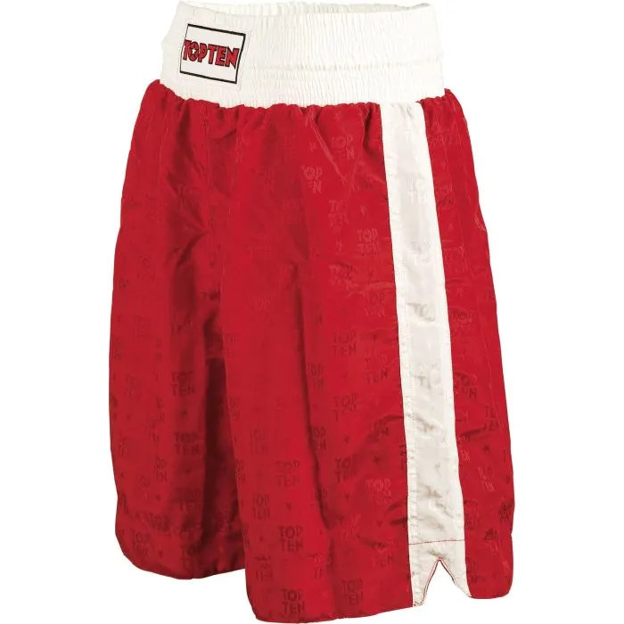 Top Ten Simple Stripe shorts boxe poliestere leggero