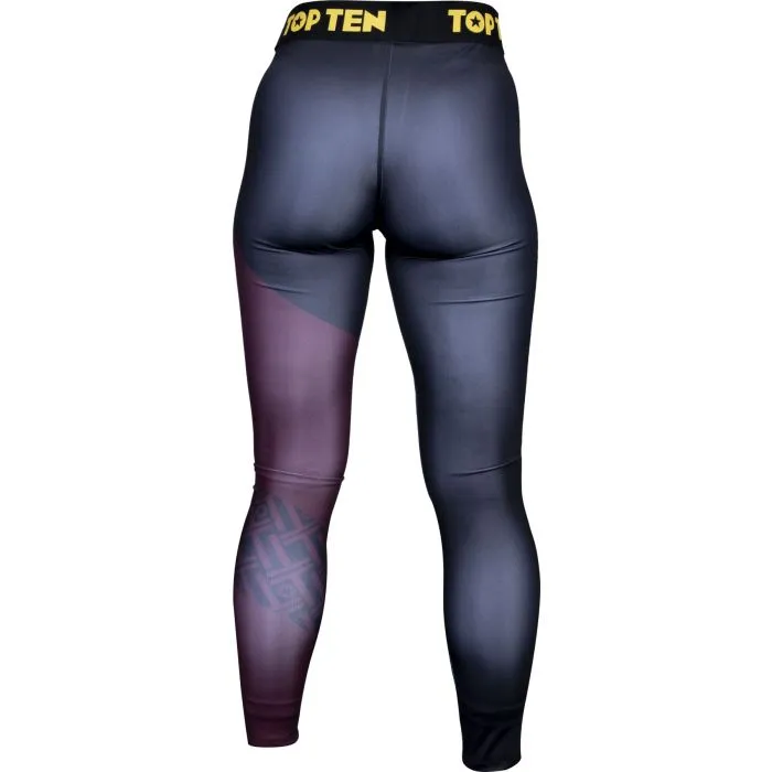 TOP TEN Workout leggings fitness elasticizzati neri