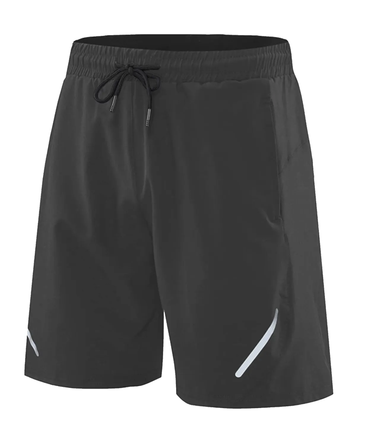 TAO Pantaloncini Sportivi Leggeri Grigio XXXL Tasche Zip