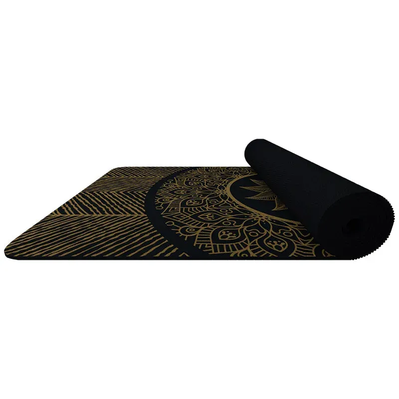 RDX D6 Tappetino Yoga TPE 6mm Marrone Antiscivolo