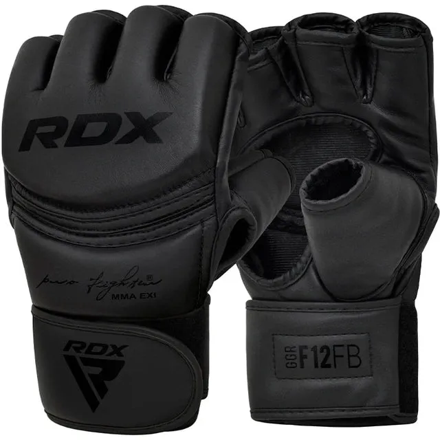 RDX F-12 Plus Guanti MMA Grappling Pelle