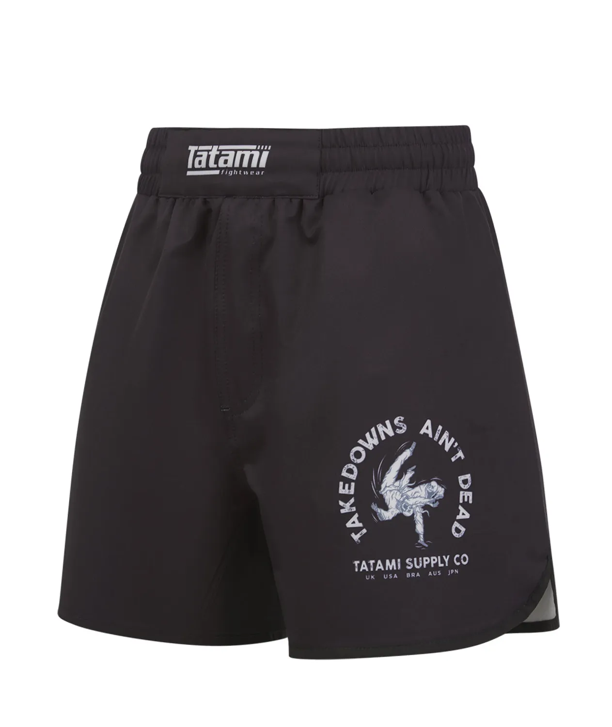 Tatami Takedowns Ain't Dead pantaloncini bambino grappling neri