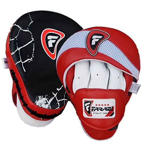 Farabi Focus Guanti da Passata Boxe Pelle TGX