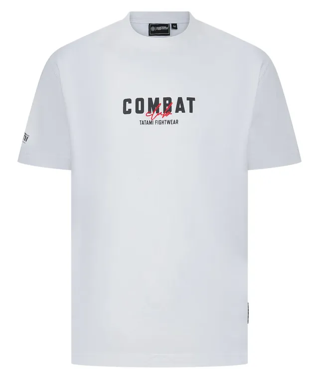 Tatami Combat Club t-shirt bianca uomo cotone