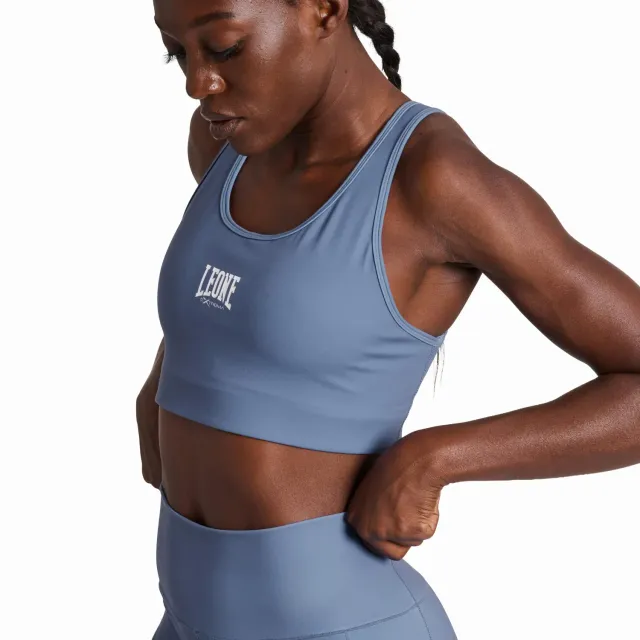 Leone 1947 Logo Collection top bra donna palestra