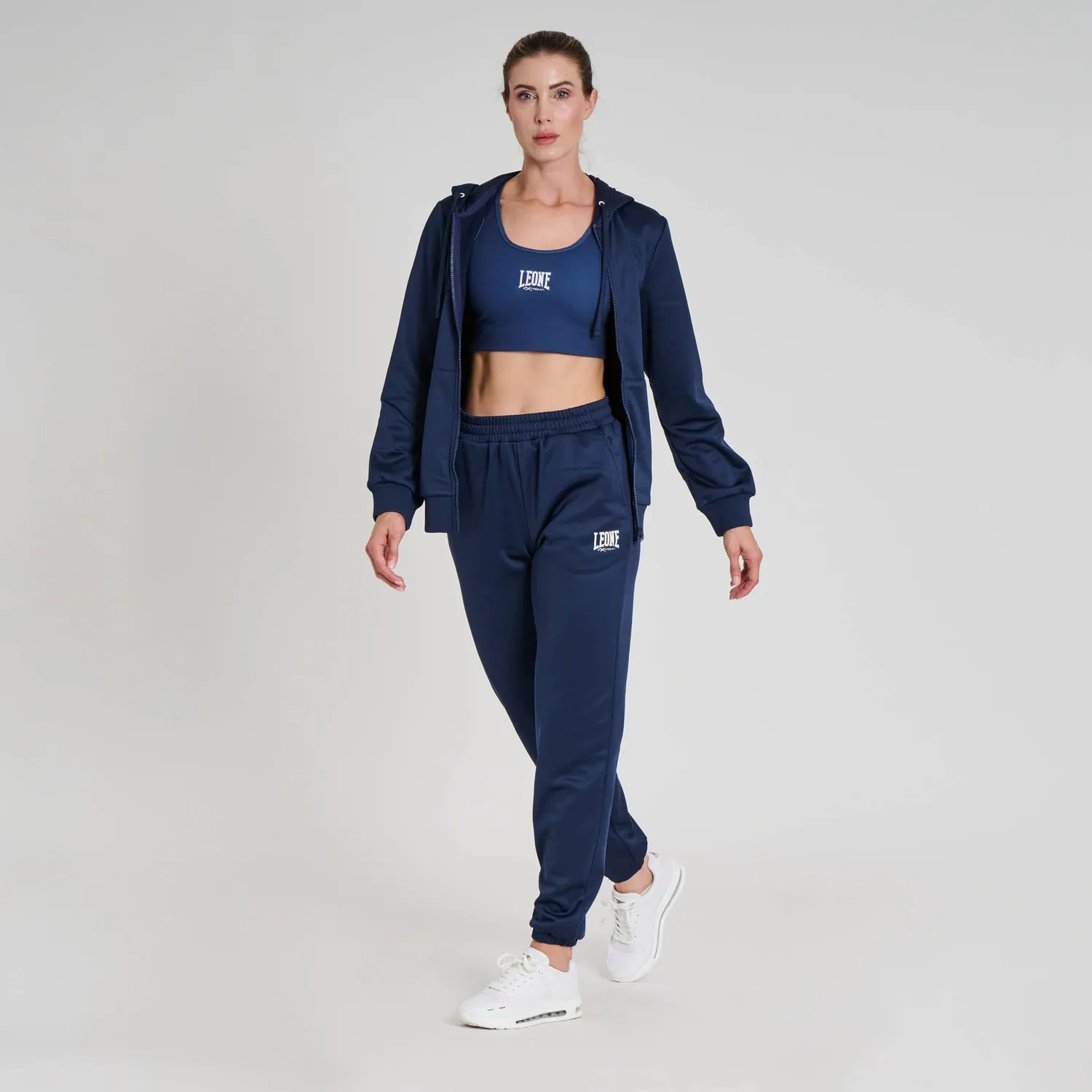 Leone1947 Logo ABX154 felpa con cappuccio donna taglia S