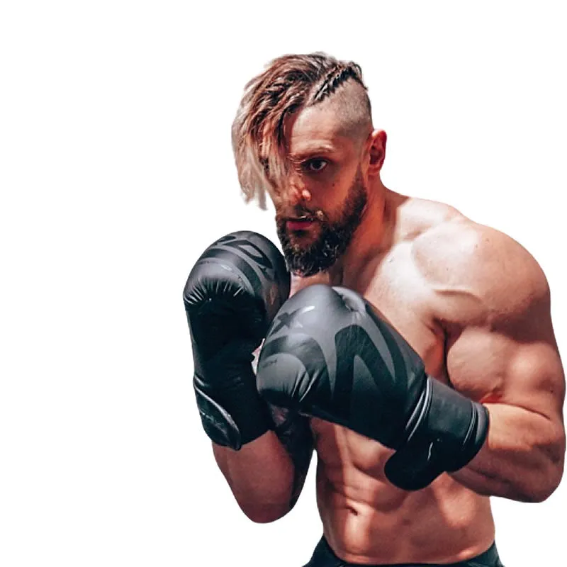 RDX F15 Noir Guanti Boxe Neri 14oz in Pelle
