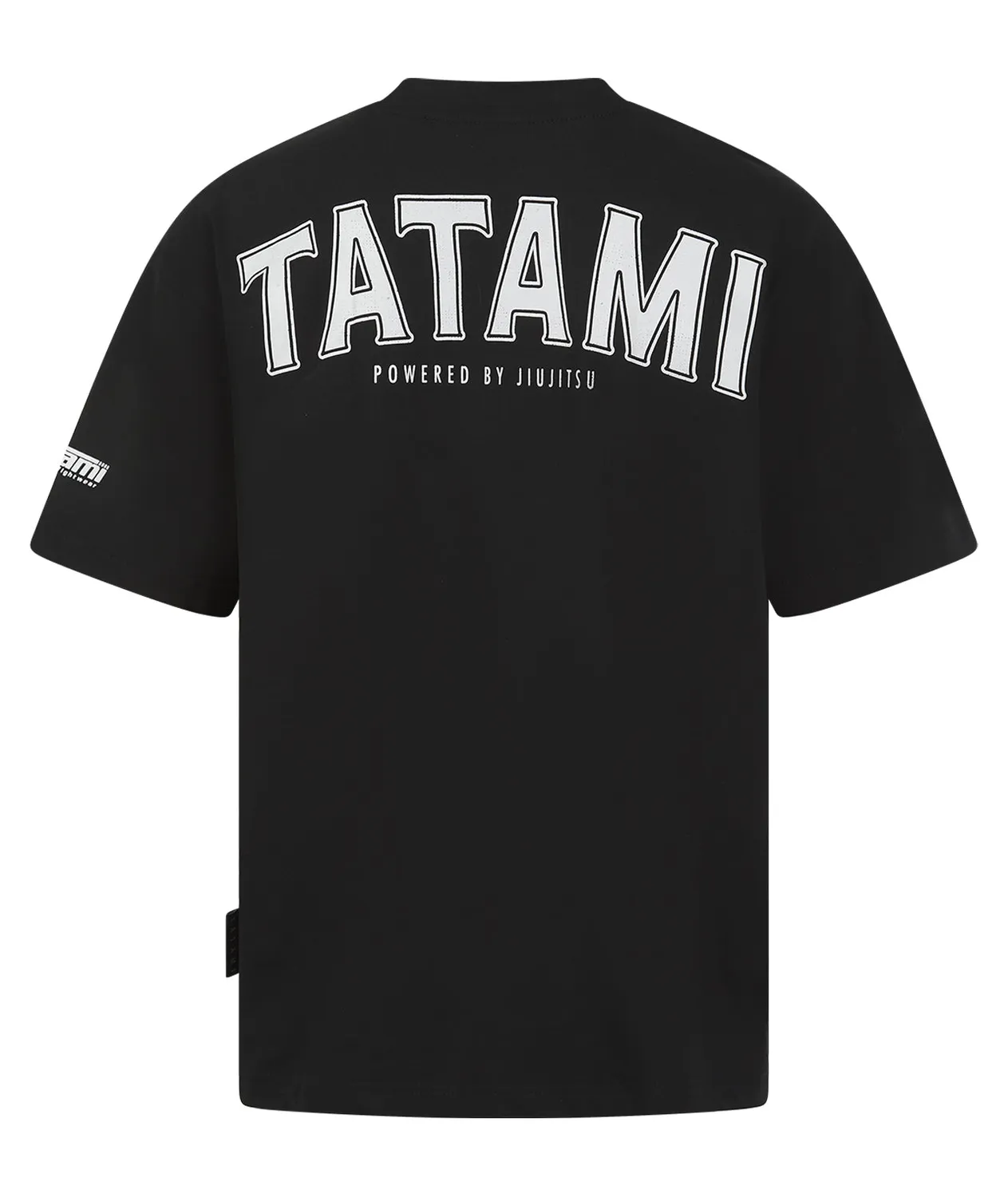 Tatami Powered By maglietta uomo nera cotone oversize