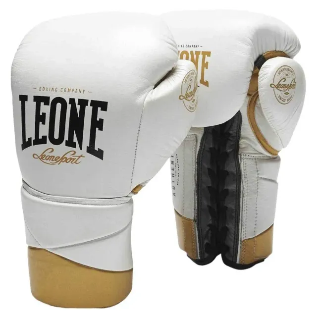Leone1947 Authentic GN106L guantoni boxe pelle 12 oz