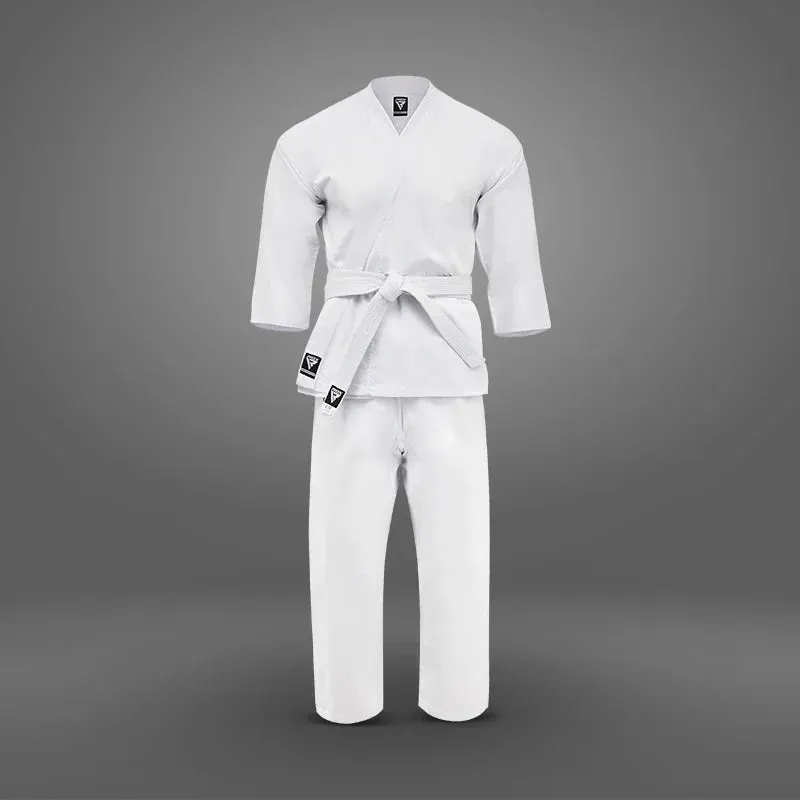 RDX T1 Warrior karate gi bianco con cintura