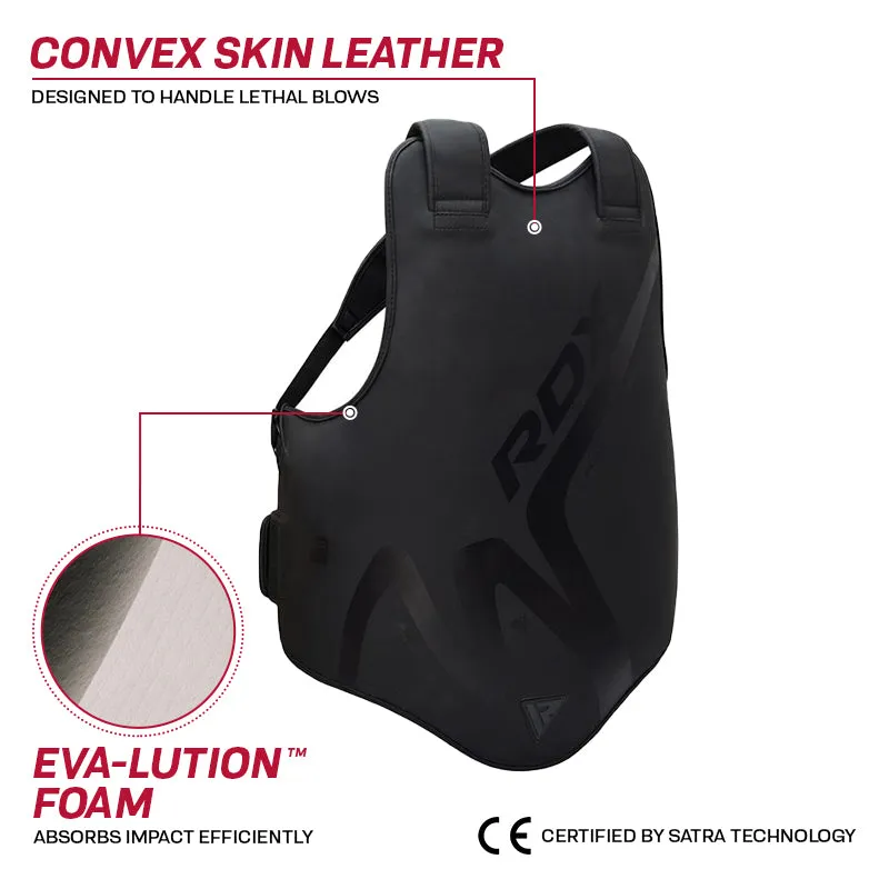 RDX T15 Noir corpetto coach boxe nero imbottito