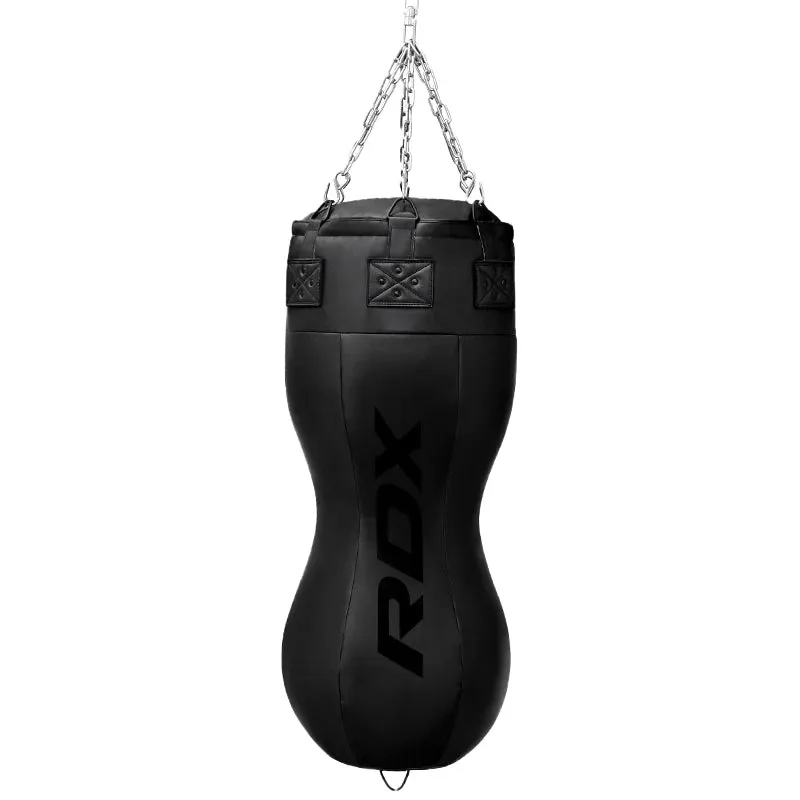 RDX BR Sacco da Boxe Nero Riempito con Guantoni Resistente