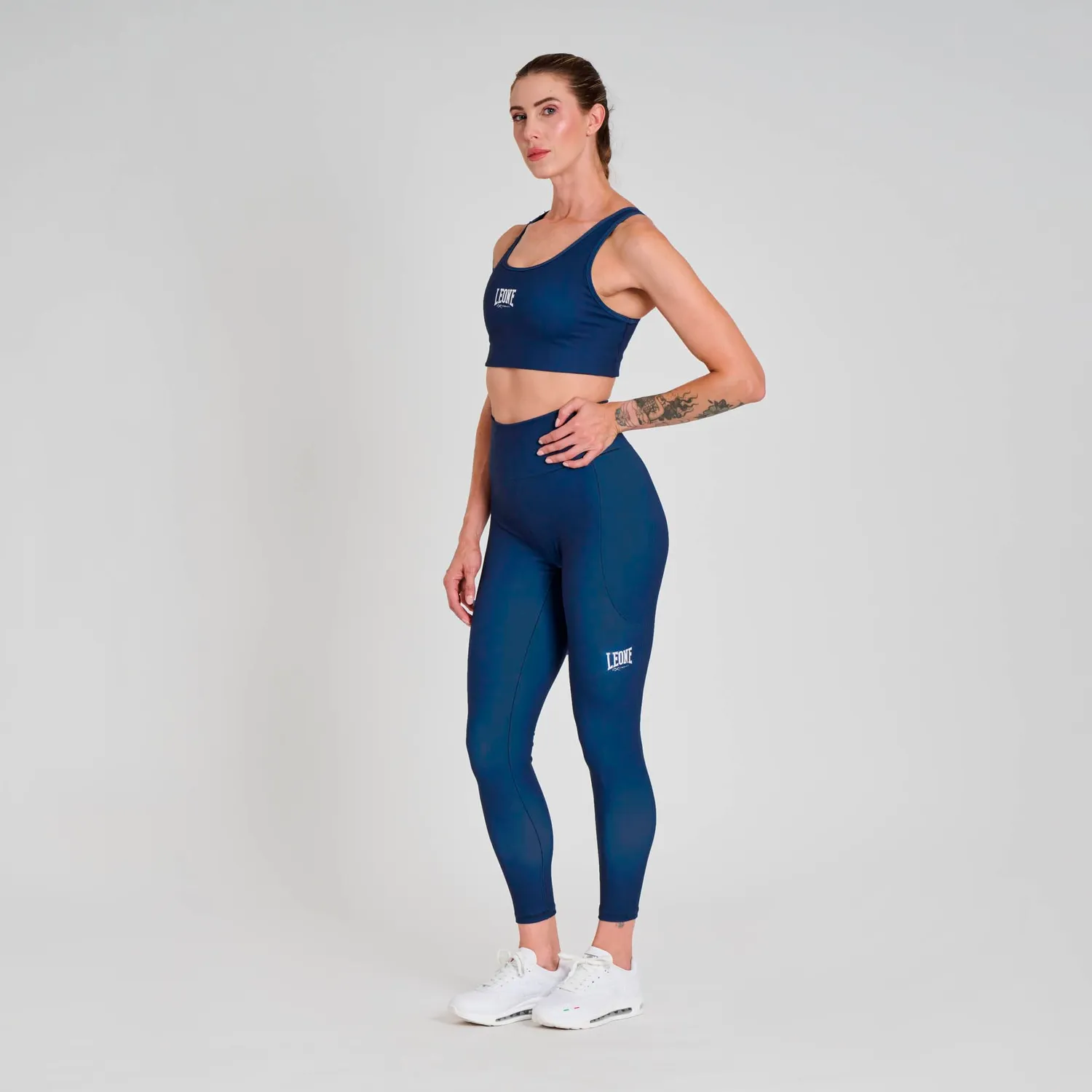 Leone1947 Logo ABX130 top bra donna blu scuro M