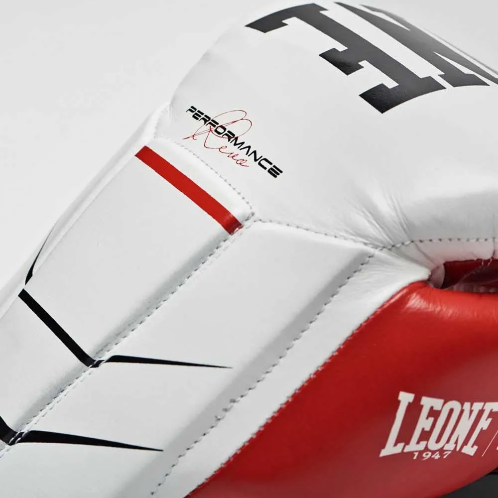 Leone1947 Revo Fluo GN110F guanti boxe pelle 12 oz