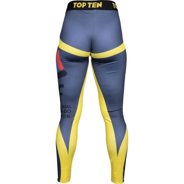 TOP TEN ITF Color Leggings allenamento elasticizzati