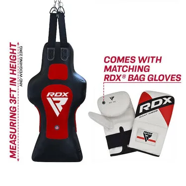 RDX TDR sacco boxe torso 90cm 23kg con guanti