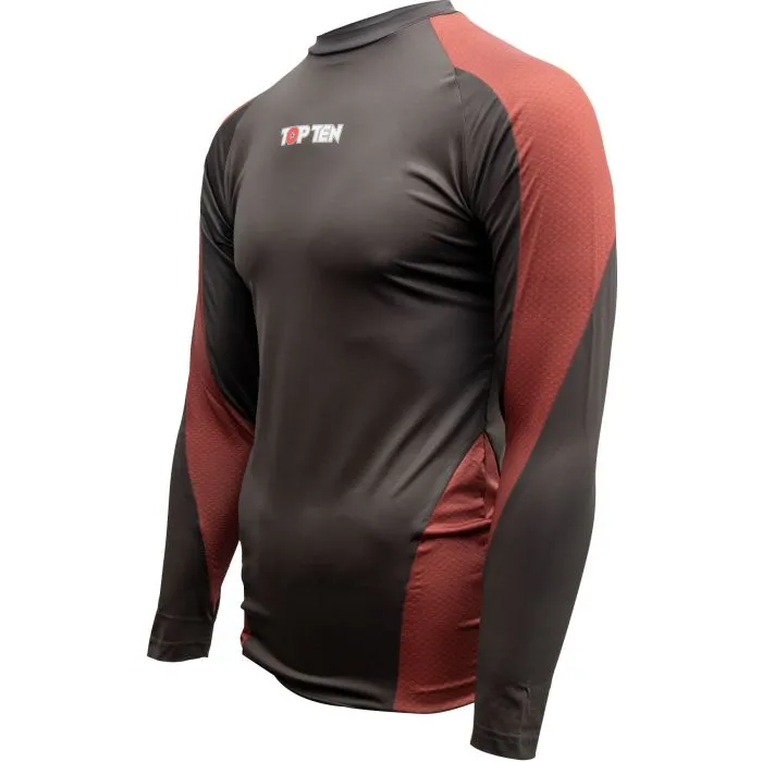 TOP TEN Budo Power Ink rash guard MMA elasticizzato