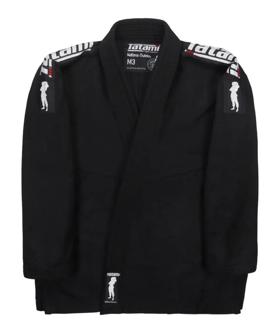 Tatami Fightwear Helena kimono BJJ bambino nero con cintura