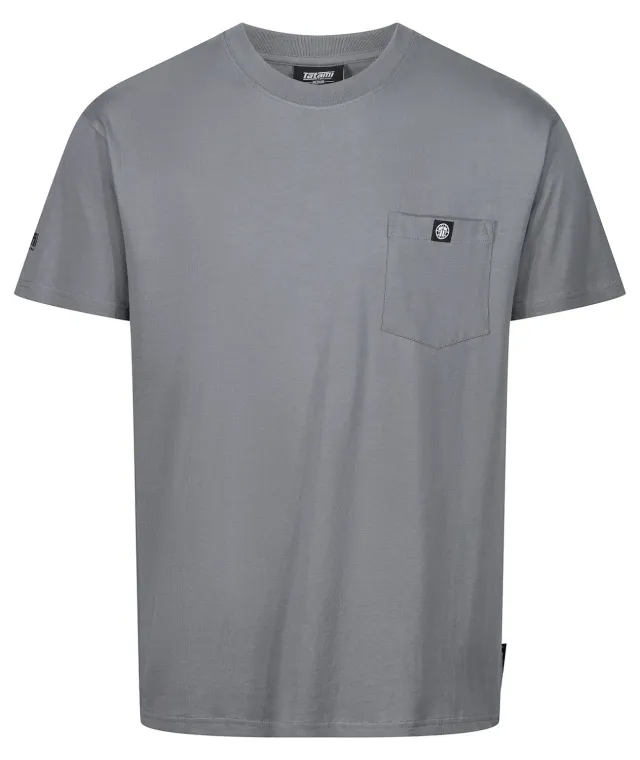 Tatami Pocket T-Shirt Grigia Cotone Uomo