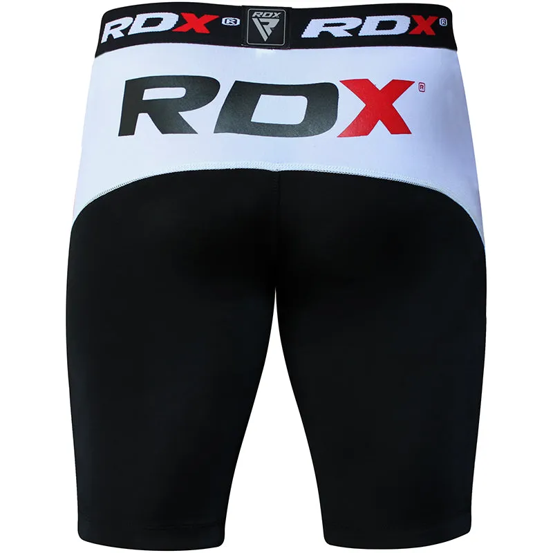 RDX M1 pantaloncini compressione neri termici base layer