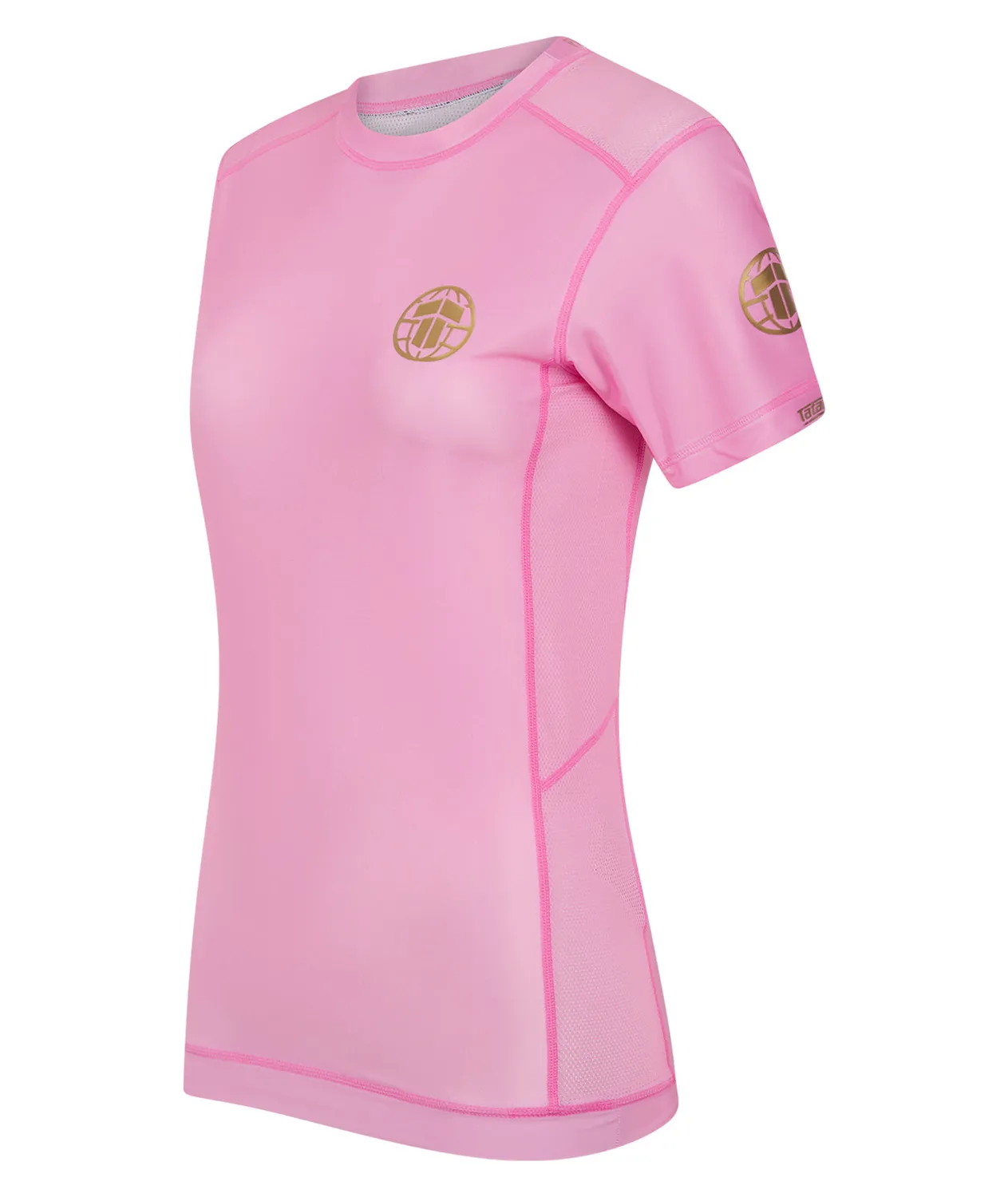 Tatami Fightwear Pro rash guard donna rosa manica corta