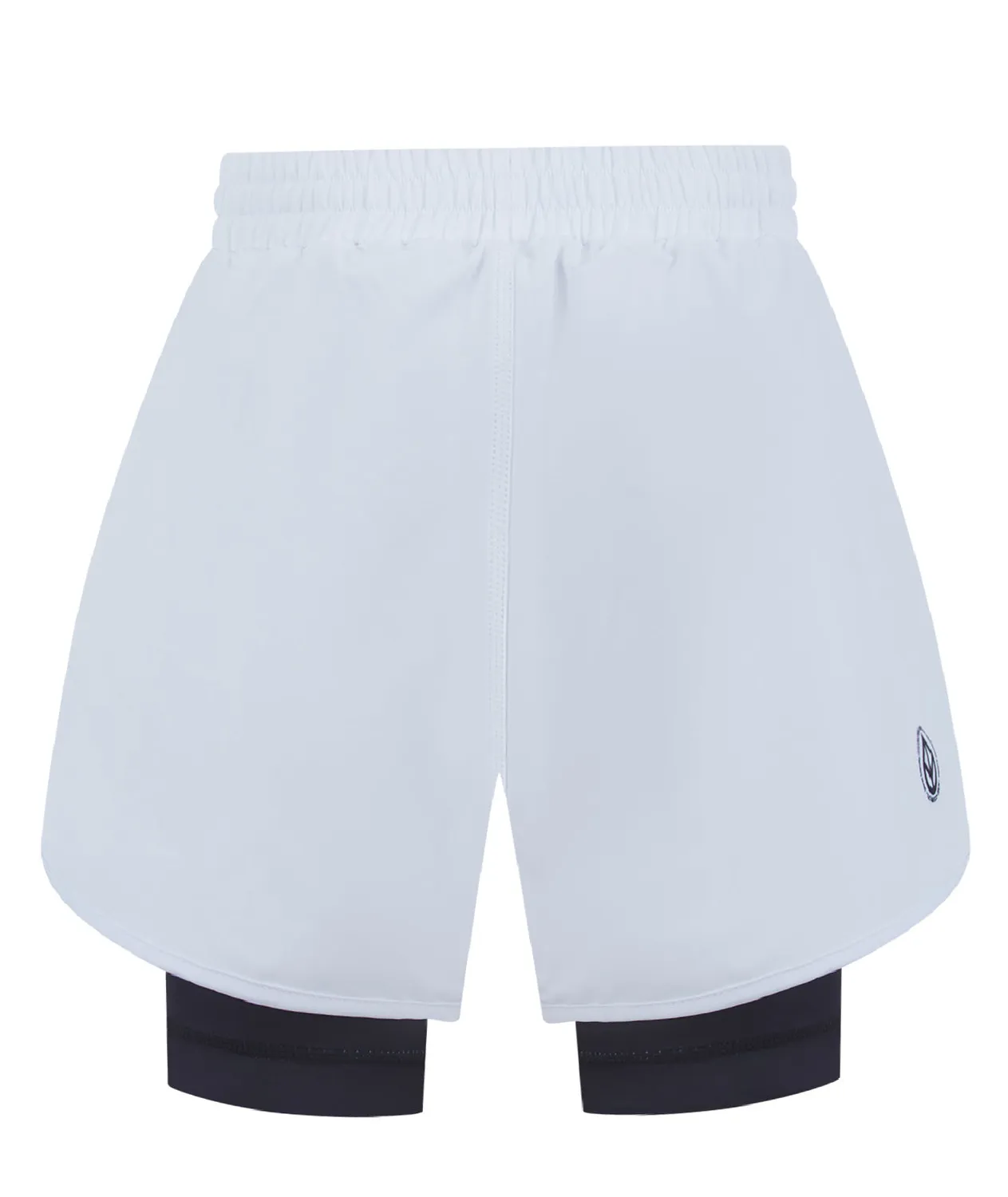 Tatami Fightwear IBJJF Ranked Hybrid pantaloncini donna nero bianco