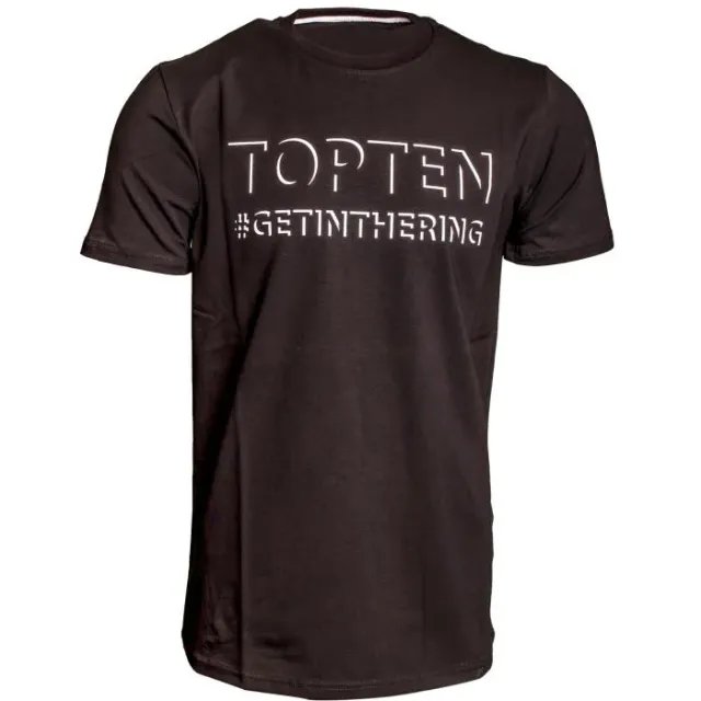 TOP TEN Shadow t-shirt cotone fitness