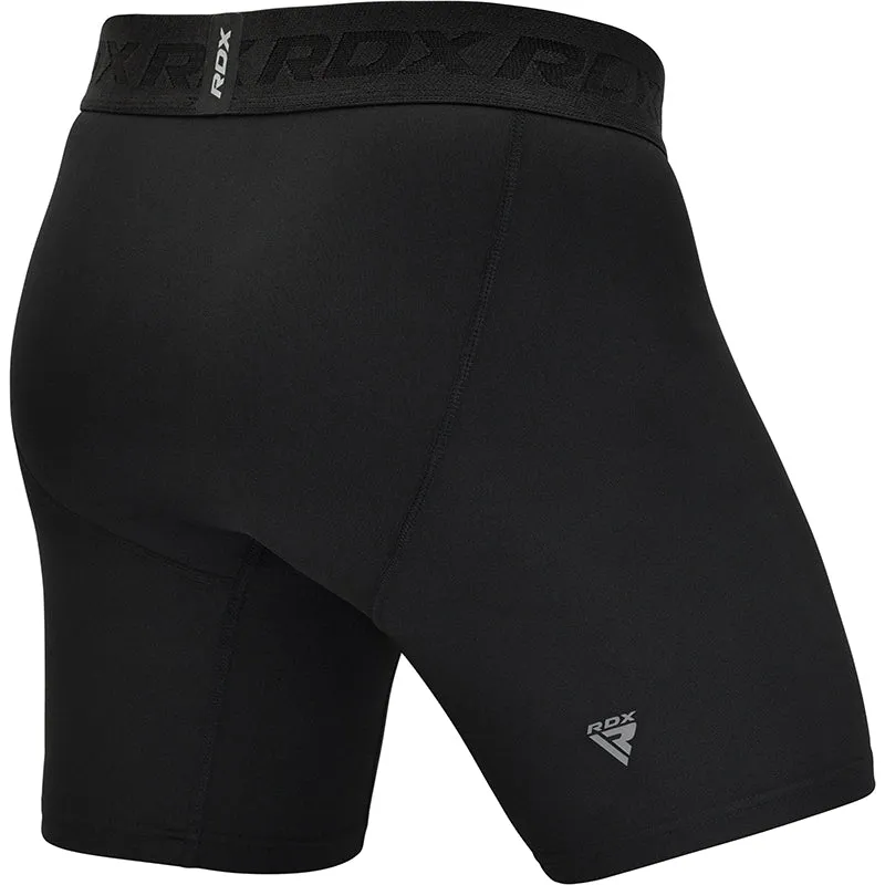 RDX T15 Shorts Compressione Neri MMA