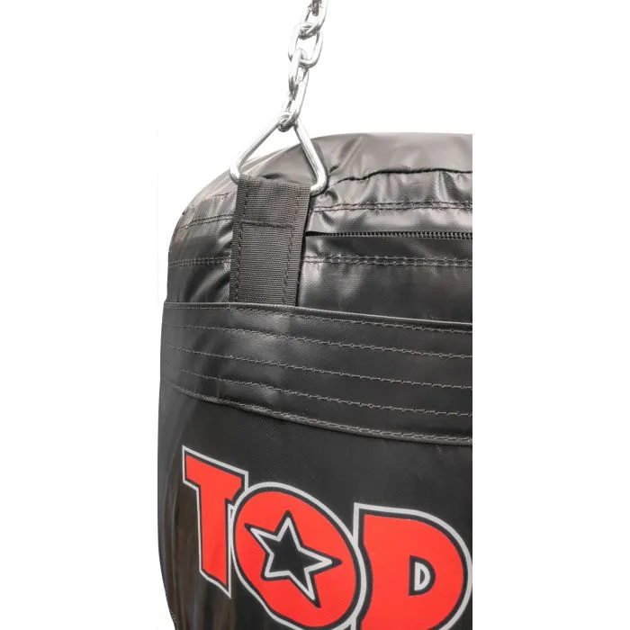TOP TEN Sculpture sacco boxe nero 140x42 cm T-Flex