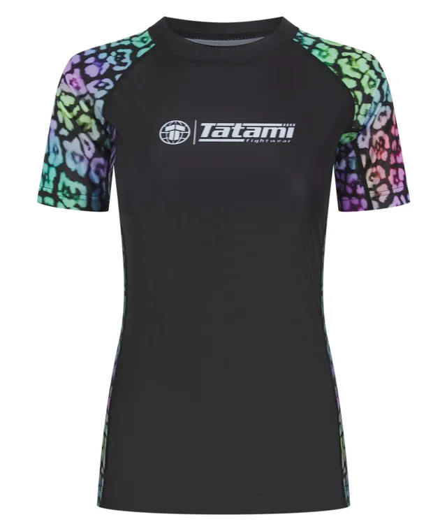 Tatami Fightwear Recharged rash guard donna leopardato