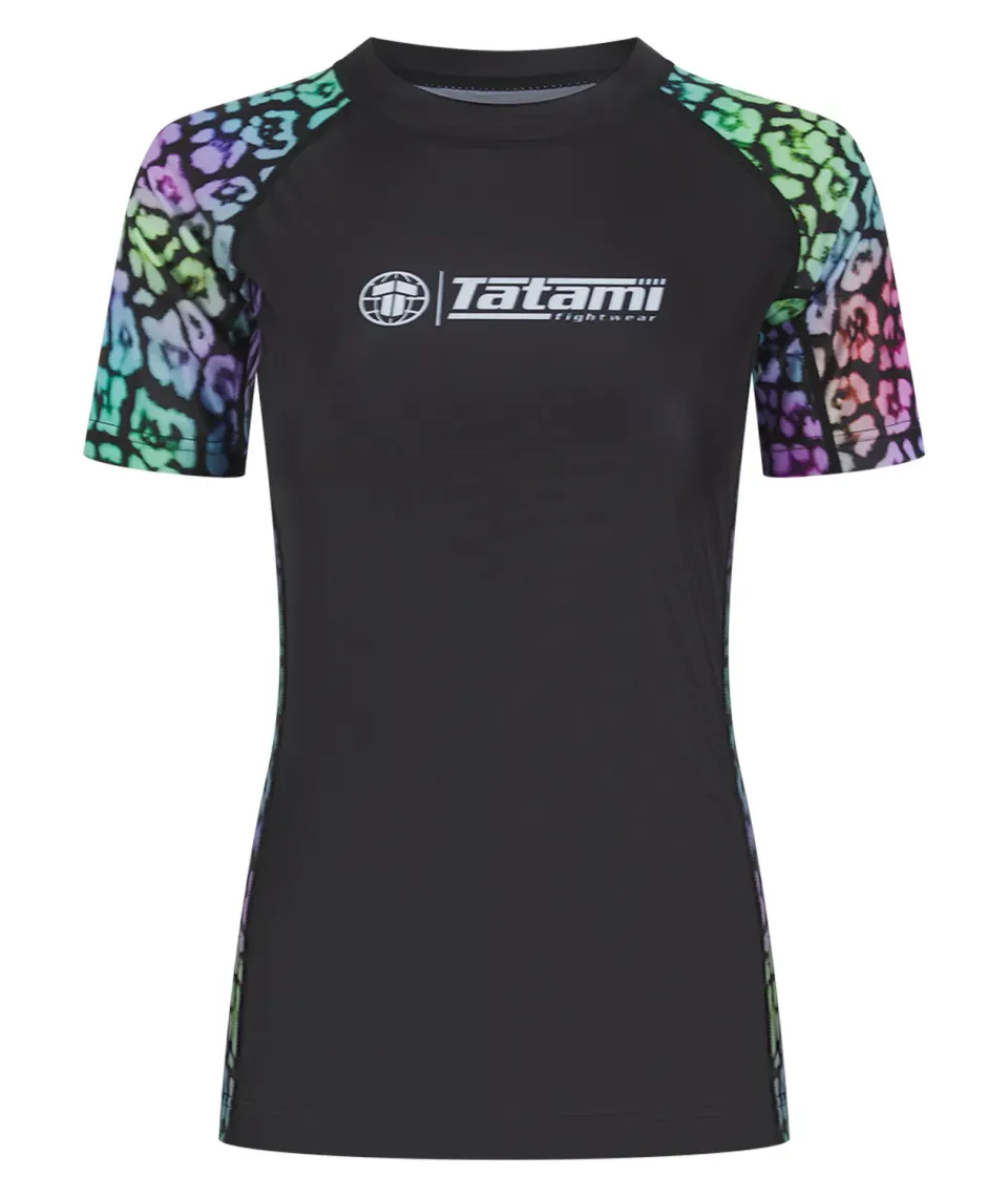 Tatami Fightwear Recharged rash guard donna leopardato