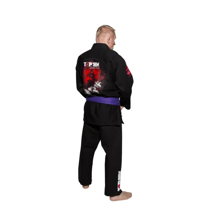 TOP TEN Guerriero kimono BJJ Gi in cotone