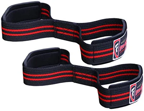 Farabi Figure 8 straps sollevamento cotone coppia