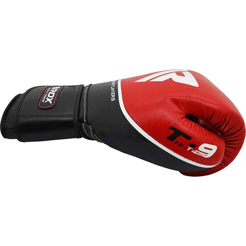 RDX T9 Ace guanti boxe pelle vera protezione polso