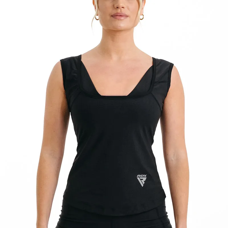 RDX W1 canotta sauna donna senza zip termica