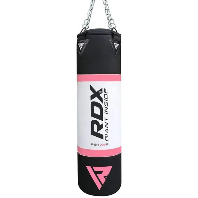 RDX X4 sacco boxe 4ft set 4in1 pelle