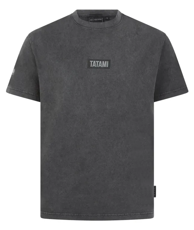 Tatami Icon Stonewashed t-shirt grigia cotone