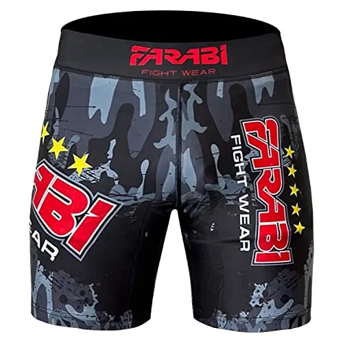 Farabi Vale Tudo Short Compressione M Corto MMA