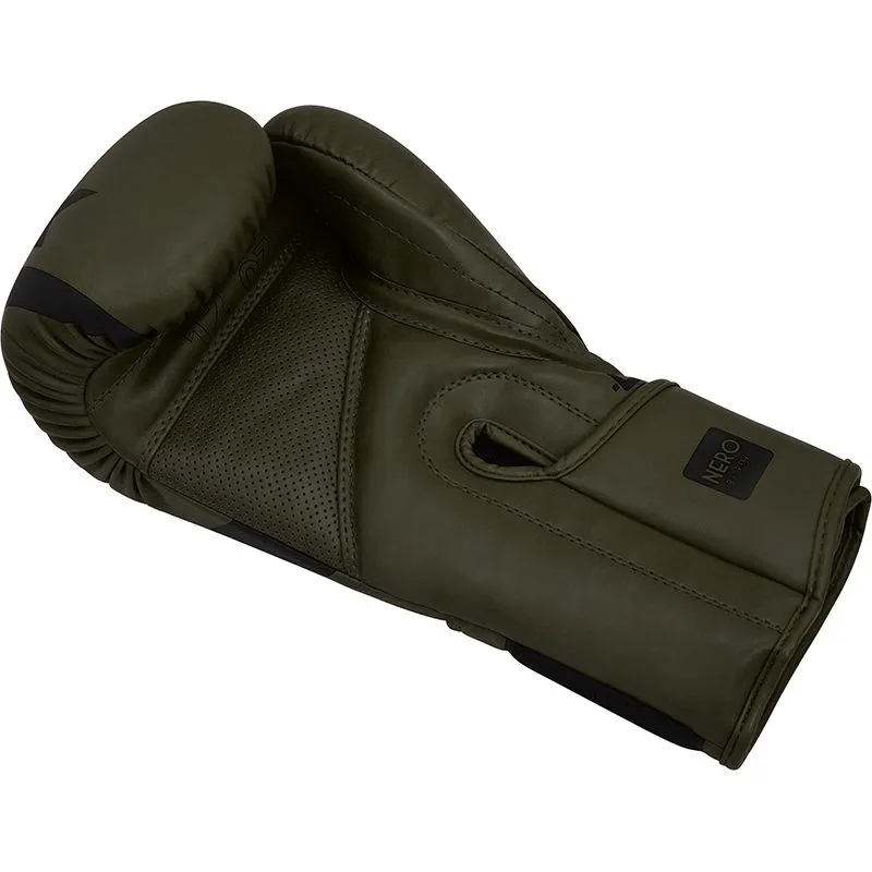 RDX F15 guantoni boxe pelle neri 14oz verde