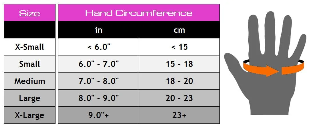 Meister Fit Grip Guanti Palestra Donna Nero Rosa S Antiscivolo