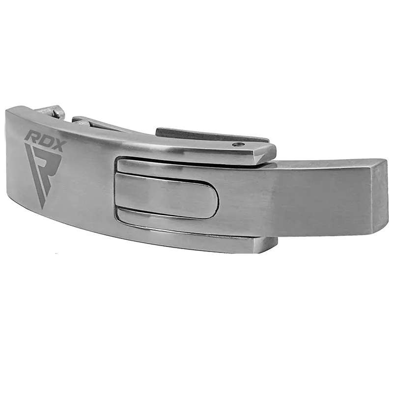 RDX T1 Fibbia Cintura Palestra acciaio inox singola