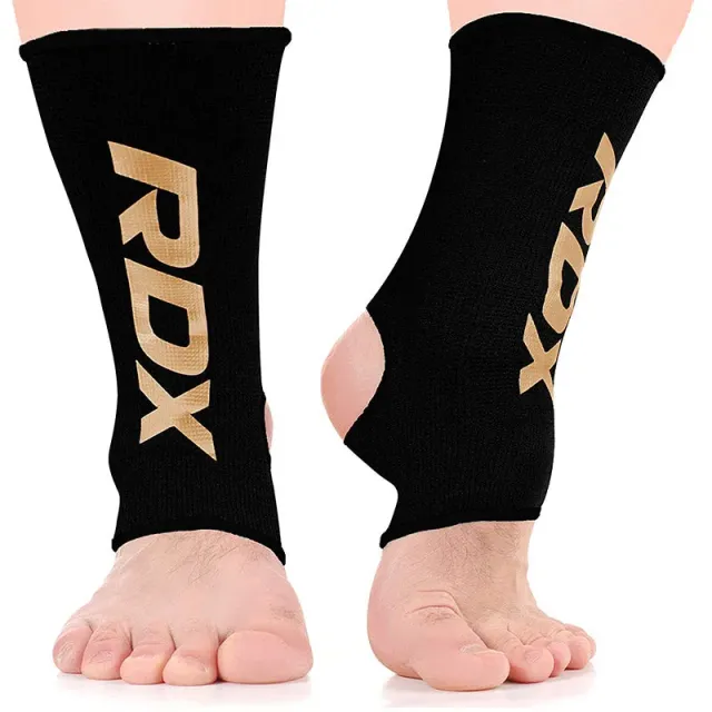 RDX AB Cavigliera Compressione Nera Supporto Elastico