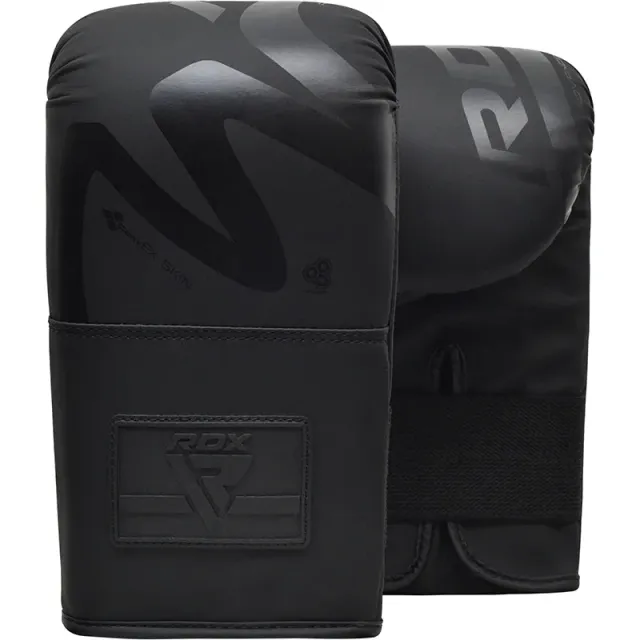 RDX F15 Noir Guanti da Sacco 4oz Neri Convex