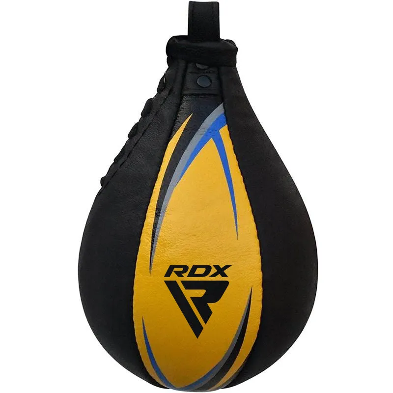 RDX 2Y Pera Veloce Boxe Pelle Gialla