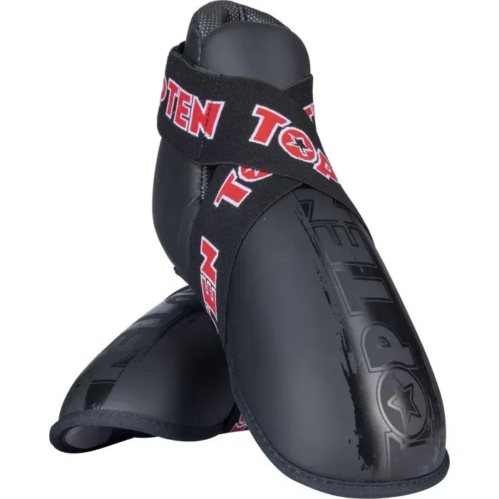 TOP TEN SuperLight Power Ink calzari kickboxing black-black